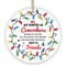 Coworkers Become Friends Quote Ornament, Christmas Appreciation Gift for Office Work Friends